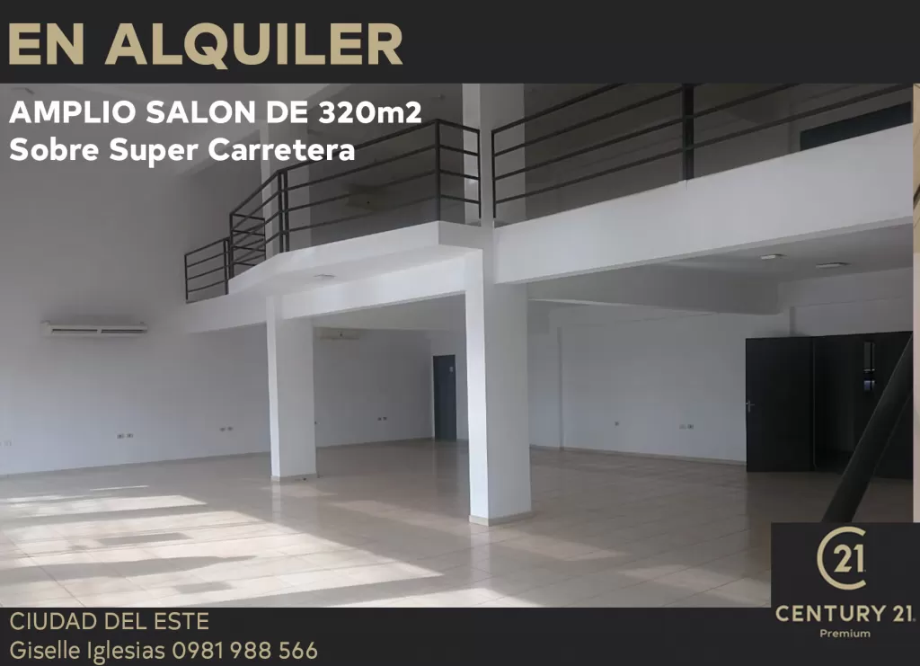 HERMOSO SALON COMERCIAL EN CIUDAD DEL ESTE — foto 2