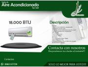 Aire Acondicionado Splir Marca JAM 18.000 BTU F/C + Instalación