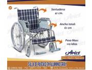 Silla de ruedas estándar de aluminio en Paraguay