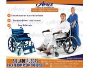 Silla de ruedas reforzadas hasta 150kg en Paraguay