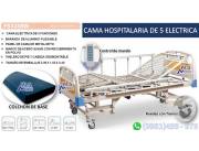 CAMA DE 5 MOVIMIENTOS ELÉCTRICA COLCHÓN INCLUIDO.