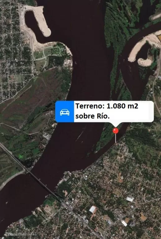 REMANSO, MR ALONSO: 1.080 M2 S RIO PARAGUAY, MARAVILLOSA VISTA, 150.000 USD. — foto 3