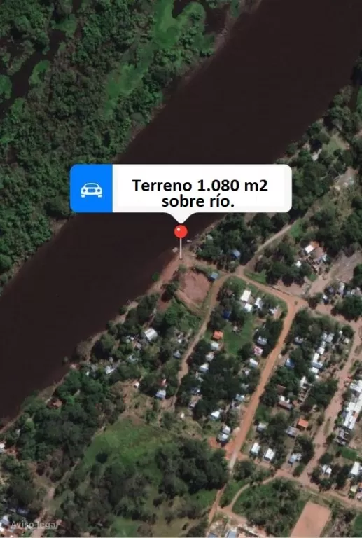 REMANSO, M. R ALONSO: 1.080 M2, IDEAL P ARENERA C INFRAESTRUCTURA - 150.000 USD. — foto 3
