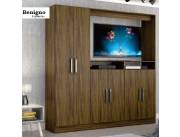 ROPERO BENIGNO 6 CUERPOS P/ TV HASTA 50″ ALTEZZA (2894)