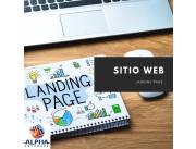 sitio web landing page alpha software