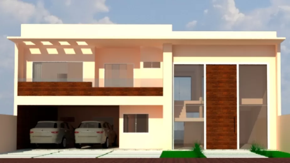 LUQUE (CONMEBOL): 360M2, ELEGANTE RESIDENCIA A ESTRENAR, 4 DORMITORIOS, JARDÍN, PISCINA. — foto 2