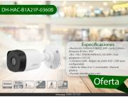 CÁMARA BALA PLASTICA HDCVI 2MPX - Dahua