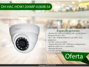 CÁMARA DOMO METALICA HDCVI 2MPX - Dahua