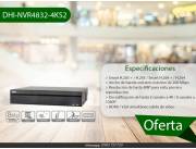 NVR - Grabador de Video en Red 32 Canal 2U 4K y H.265 Lite - Dahua