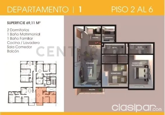 EN VENTA DEPARTAMENTOS EN BARRIO SAJONIA. LOS JAZMINES — foto 2