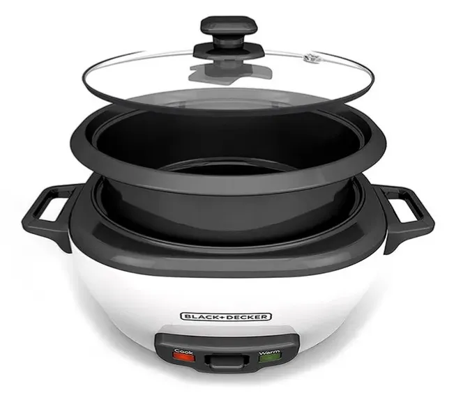VENDO OLLA ARROCERA BLACK & DECKER 3 TAZAS BLANCO BDRC503..!!! — foto 2