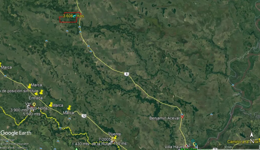 3.600 has vendo sobre ruta Transchaco — foto 2