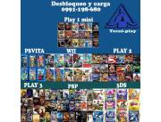 carga de juegos para play