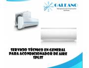 Asistencia técnica para A.A. 12.000/18.000/24.000/36.000/48.000/60.000/120.000 BTU/h