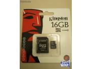 Tarjeta de Memoria Micro sd 16GB de la marca Kingtone, para celulares cámaras notebook