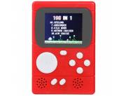 Consola Portátil Retro Pocket 2.4 con 198 Juegos Clásicos - Rojo