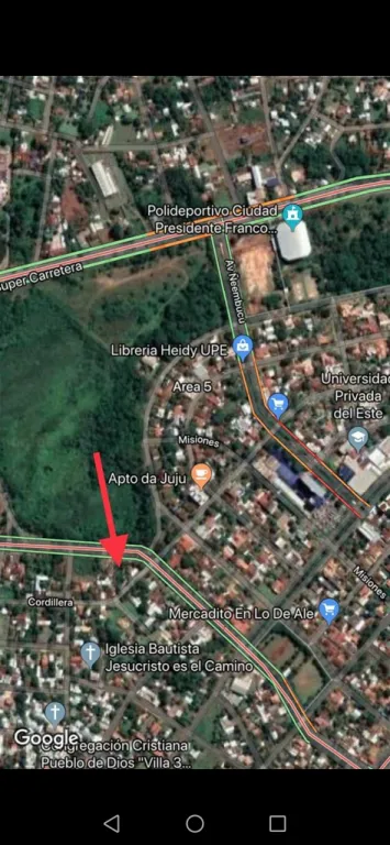 OFERTA!! TERRENO EN PRESIDENTE FRANCO ZONA ÁREA 5 — foto 2