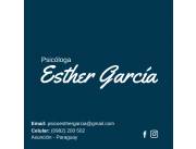 Lic. Esther García Báez | Atención Psicológica