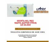 Toallitas jabonosas con Aloe vera
