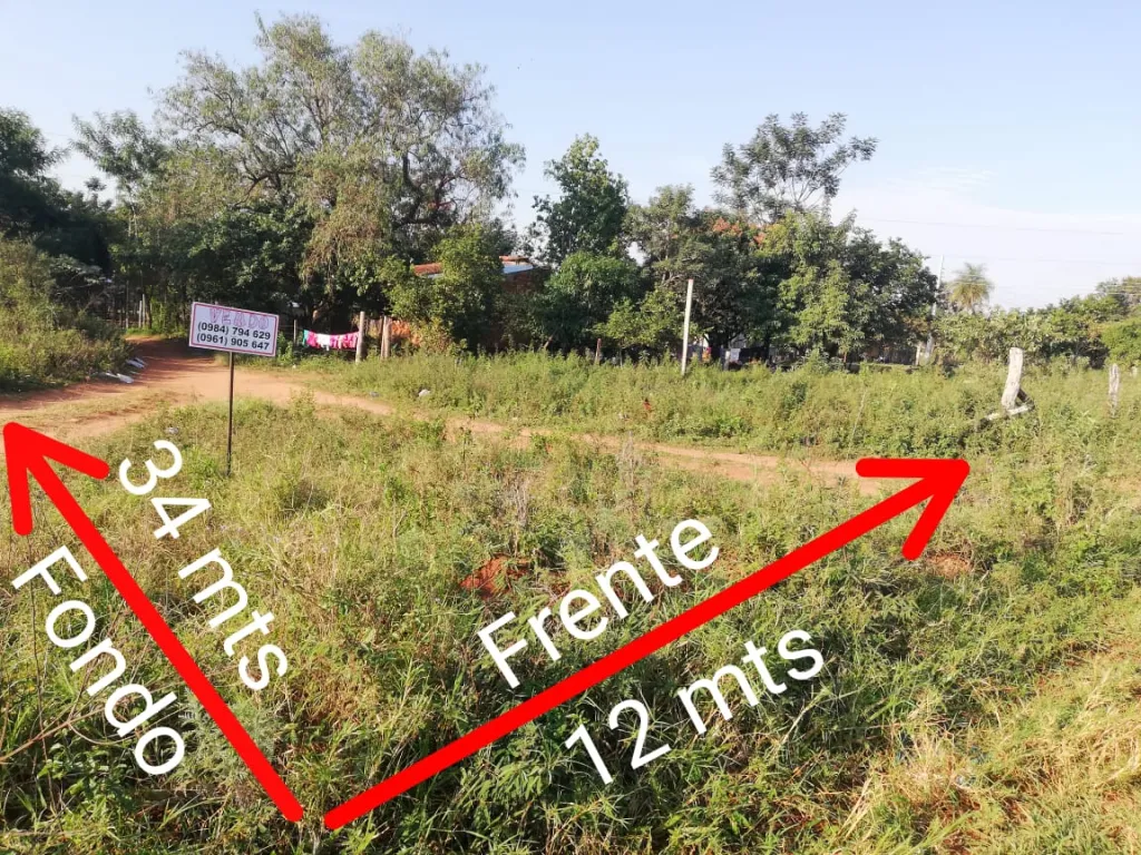 Vendo Terreno 12x34 en Capiatá — foto 3
