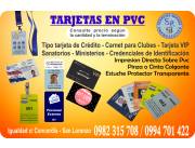 CREDENCIALES TIPO TARJETA DE CREDITO (PVC)