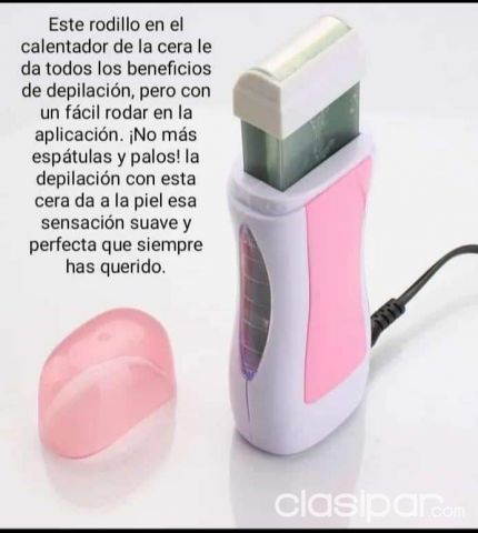 Depiladora Eléctrica Aparato Depilacion Cera Roll On Cera Caliente