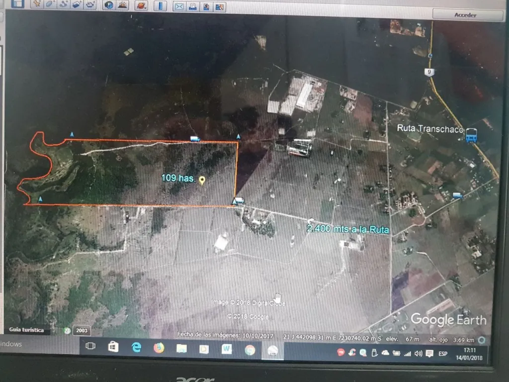 BENJAMÍN ACEVAL ACEPAR CHACO: 109 HECTÁREAS S EL RIO CONFUSO, CAMPO NATURAL. — foto 2