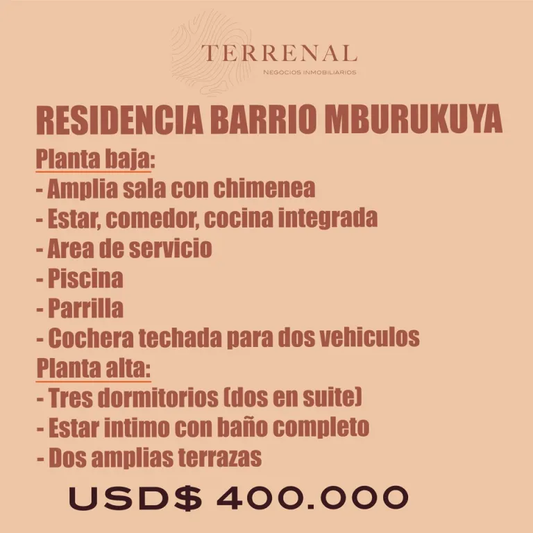 Residencia en Barrio Mburukuya — foto 2