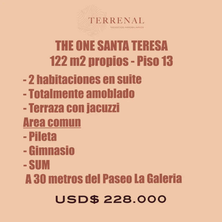 VENTA de una unidad en THE ONE — foto 3