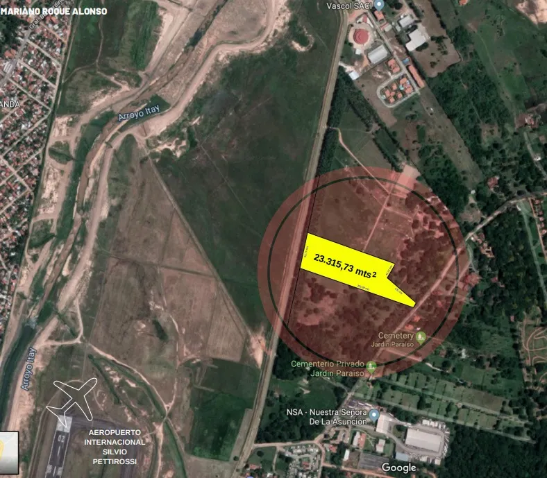 LUQUE ZARATE ISLA: OPORTUNIDAD! 23.000M2 P DESARROLLOS INMOBILIARIOS, 150 USDM2 — foto 3