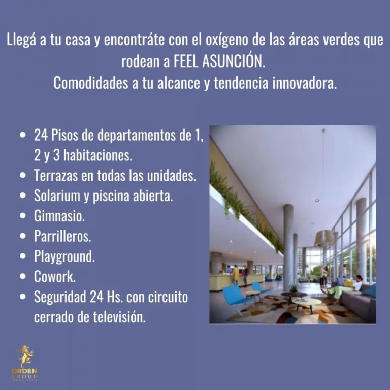 VENDO DEPARTAMENTO EN POZO - EDIFICIO FEEL ASUNCION — foto 3