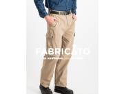 Pantalón cargo color beige