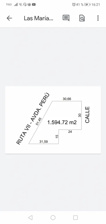 VENDO TERRENO CON AMPLIO FRENTE SOBRE RUTA VII 335,000 USD — foto 2