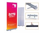 BANNERS ROLL UP - PORTABANNERS - BANNERS PROMOCIONALES - IMPRESION LONA