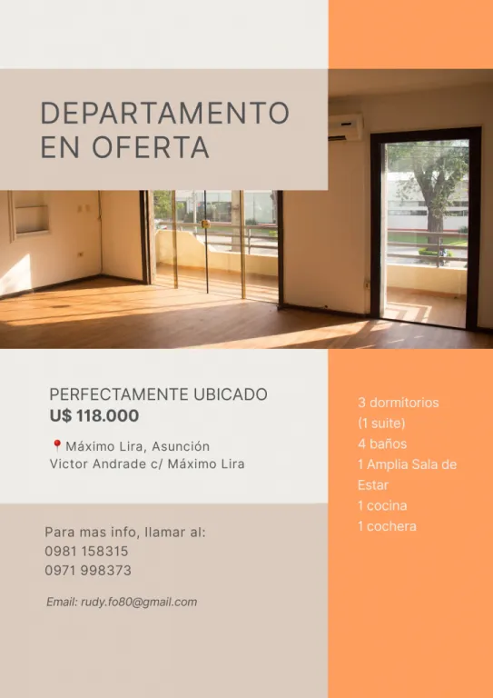 Hermoso departamento en Asunción — foto 2