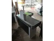 Mueble caja check out para supermercados y comercios en gral gondolas encastrables instala