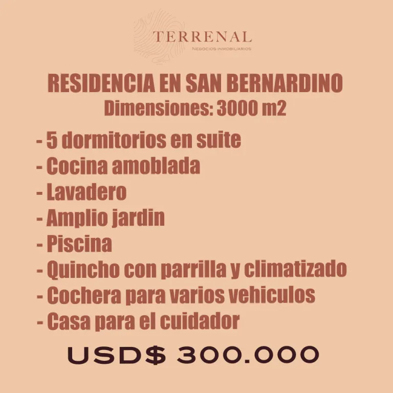 Residencia amoblada en San Bernardino — foto 3