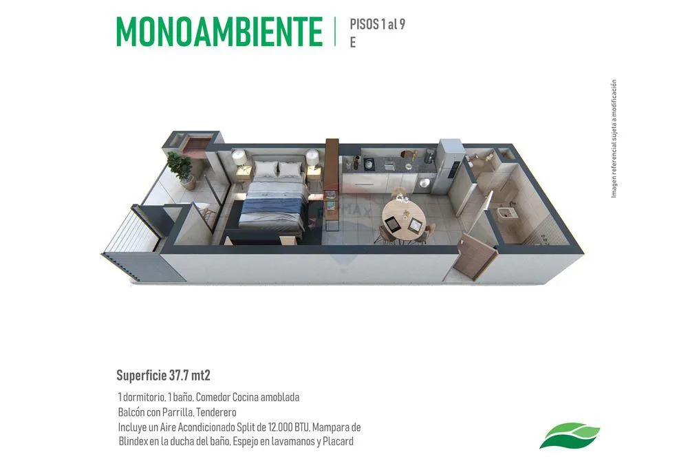VENDO MONOAMBIENTE BOULEVARD PLAZA PINEDO 282,000,000 ₲ — foto 2