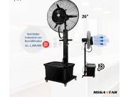 VENTILADOR MEGASTAR INDUSTRIAL CON HUMIDIFICADOR DE 26 !! NUEVOS CON GARANTIA ! DELIVERY