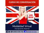 CURSO DE CONVERSACIÓN DE INGLES - VIRTUAL