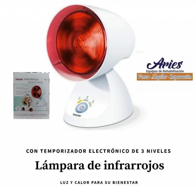 Lámpara de infrarrojos con temporizador