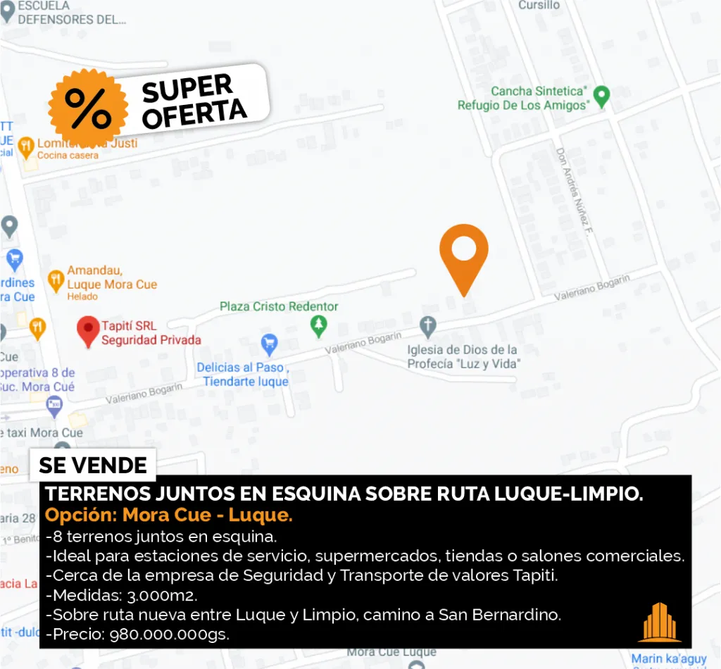 Terreno en Mora Cue - Luque — foto 2