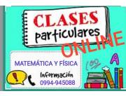REFUERZO ESCOLAR/CLASES PARTICULARES ONLINE