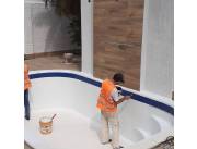Pinturas de piscinas de fibra y hormigón