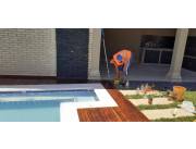 Pinturas de piscinas de fibra dekc, hormigón
