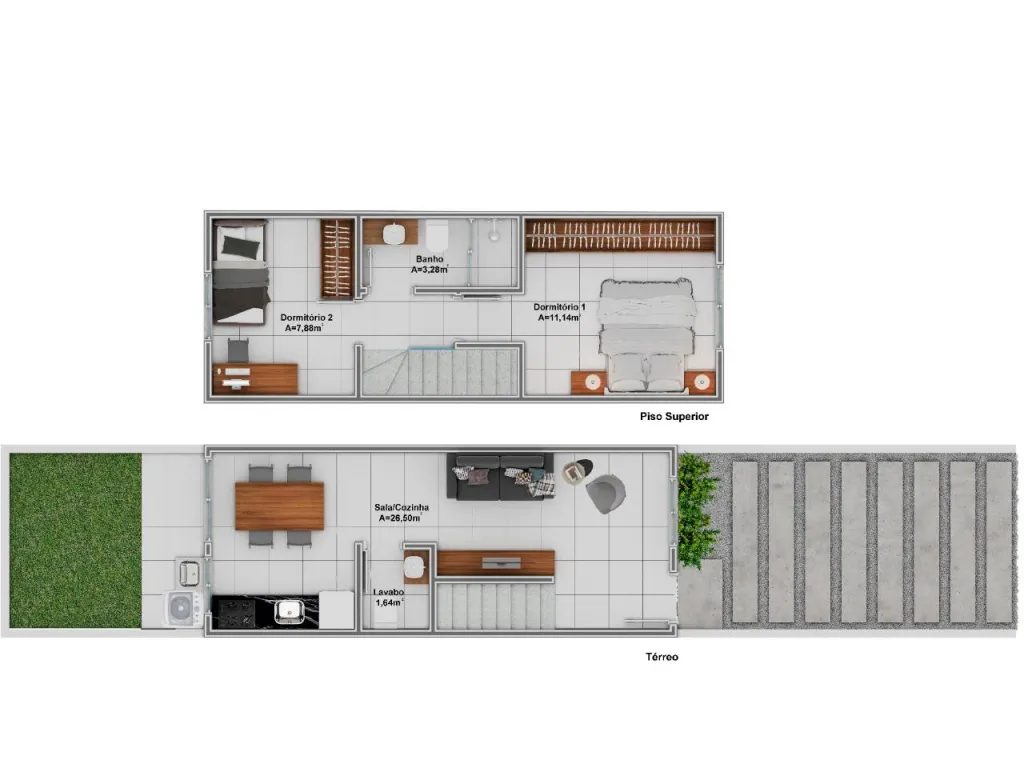 4min Mar Playa Ingleses-FLORIANÓPOLIS-BRAZIL-DUPLEX 2Dorm Nuevo. — foto 2