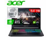 Notebook ACER PREDATOR HELIOS 300 GAMING NVIDIA RTX2060 6GB. Nuevo, Garantía Escrita