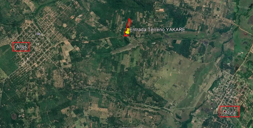 For Sale - Zum Verkauf - Vendo 7 Ha de Terreno Altos - Cordillera — foto 2