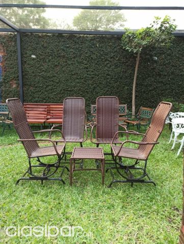 Muebles y decoración de Jardín - JUEGO JARDIN HAMACABLE TIPO RATAN