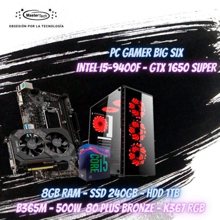 Pc Gamer Big Six Intel I5 9400f Gtx 1650 Super Clasipar Com En Paraguay